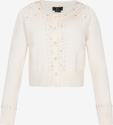 faina Cardigan i hvid: forside