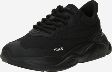 HUGO Sneakers laag 'Leon' in Zwart: voorkant