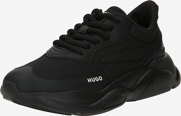 Sneaker low 'Leon' de la HUGO Red pe negru: față