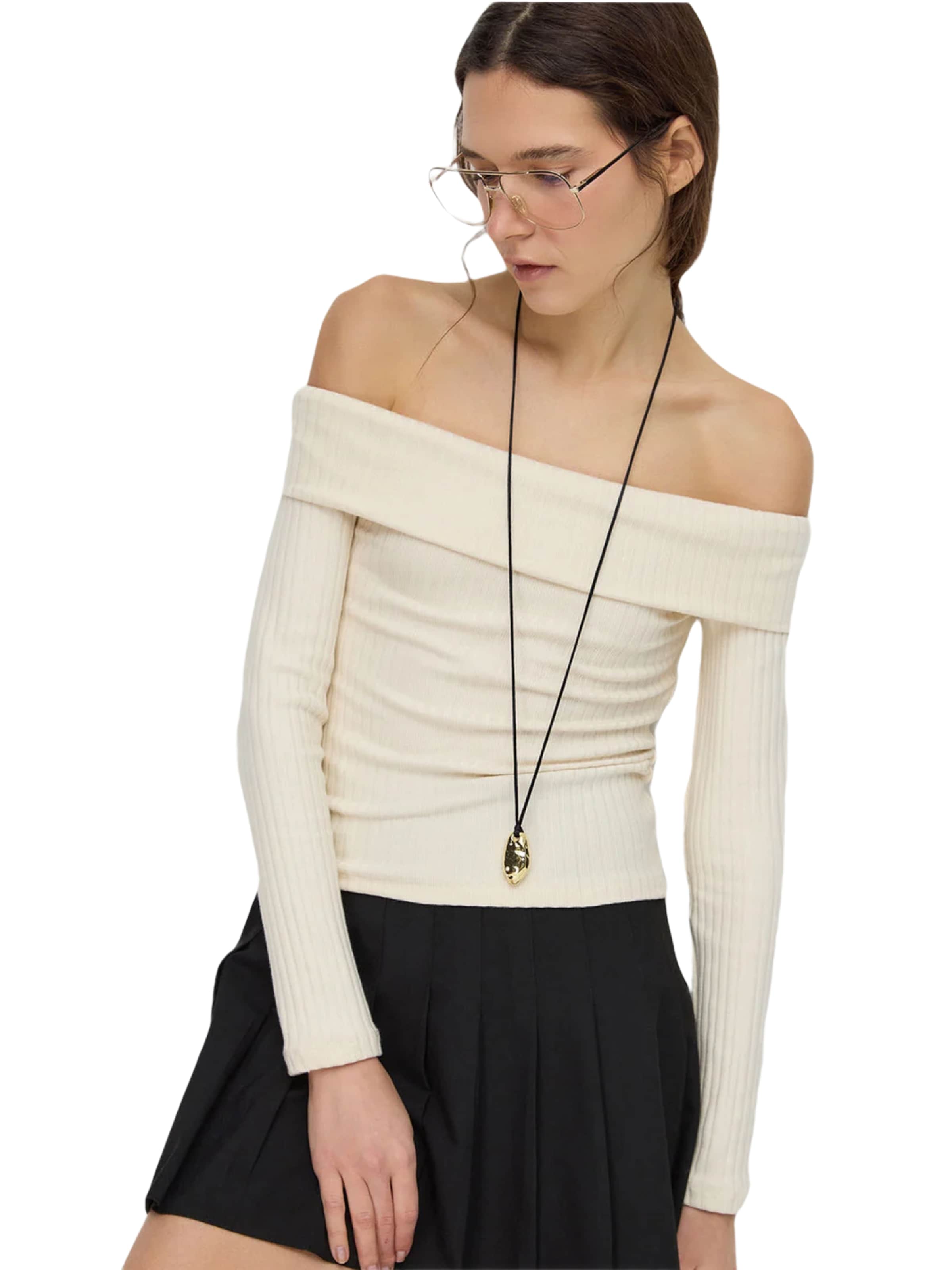 No Matter What Shirt in Beige