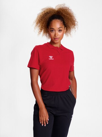 Hummel Shirt in Rood: voorkant