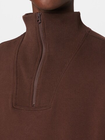 Sweat-shirt WEEKDAY en marron