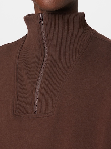 WEEKDAY Sweatshirt in Brown