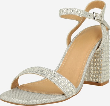 Dorothy Perkins Strap sandal in Silver: front