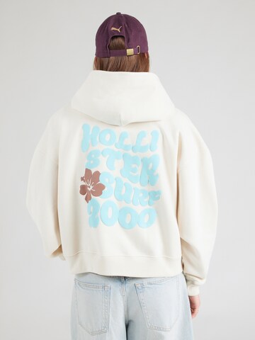 Giacca di felpa di HOLLISTER in beige: frontale