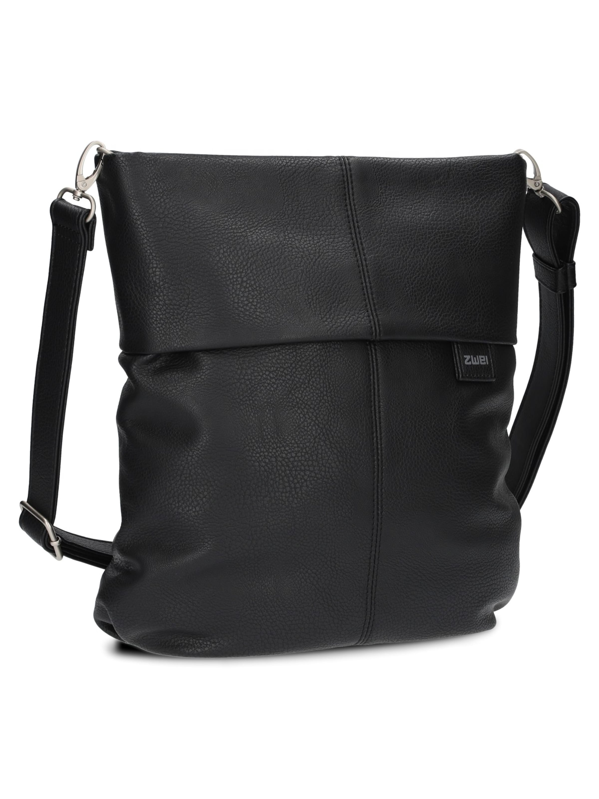ZWEI - Bolso de hombro 'MADEMOISELLE.M M12' en negro