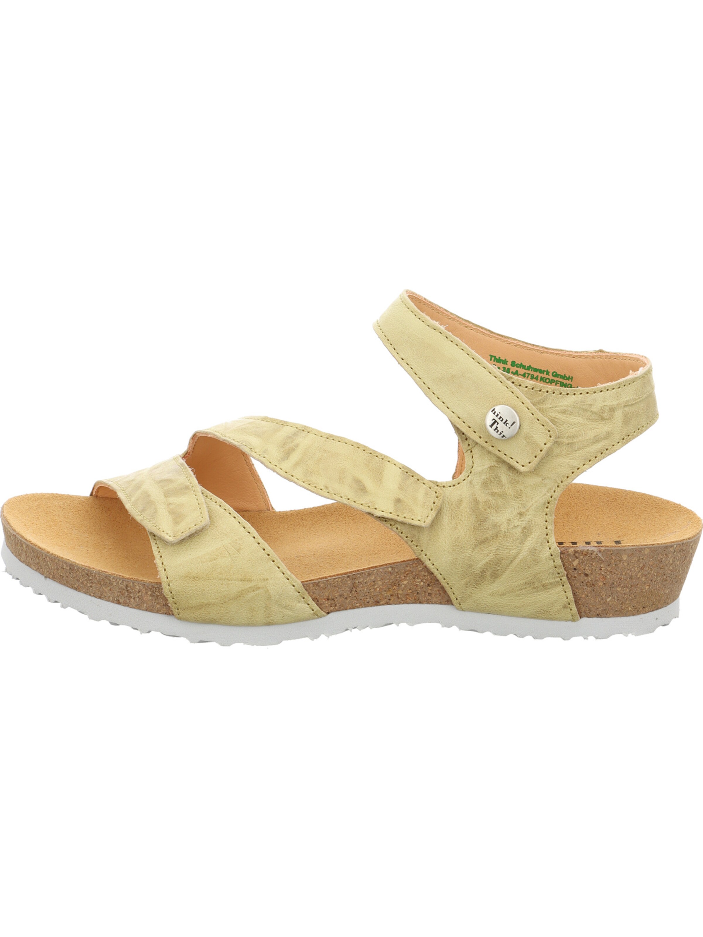 THINK! Sandals 'Dumia' in Yellow