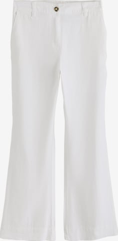 Wide Leg Pantalon Next en blanc : devant