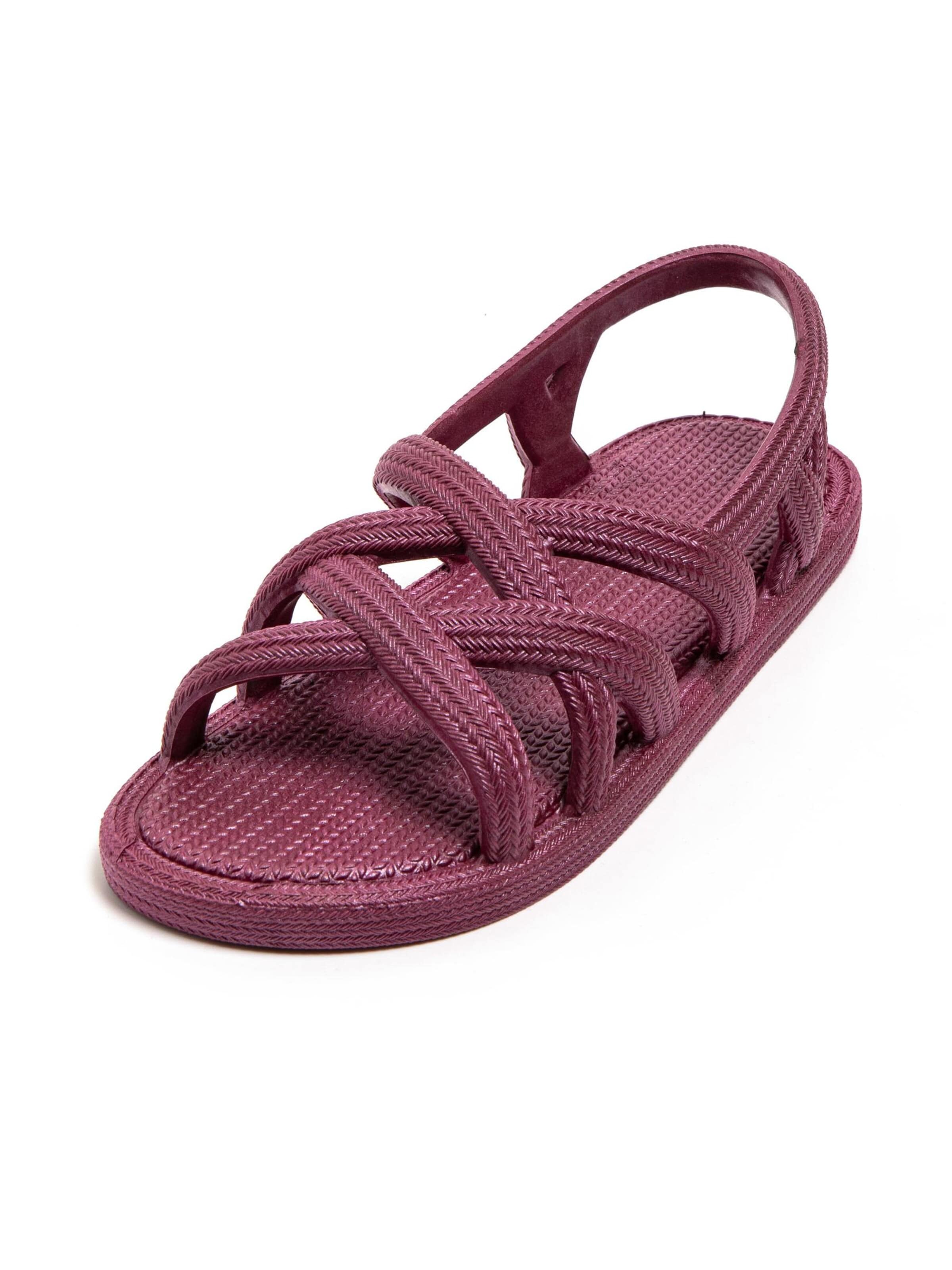 Sandales 'Ankara' Brasileras en rouge
