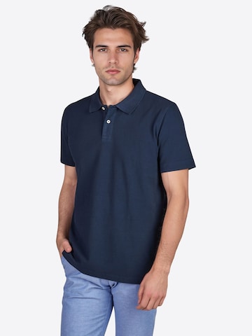 PIERRE CARDIN Poloshirt in Blau: Vorderseite