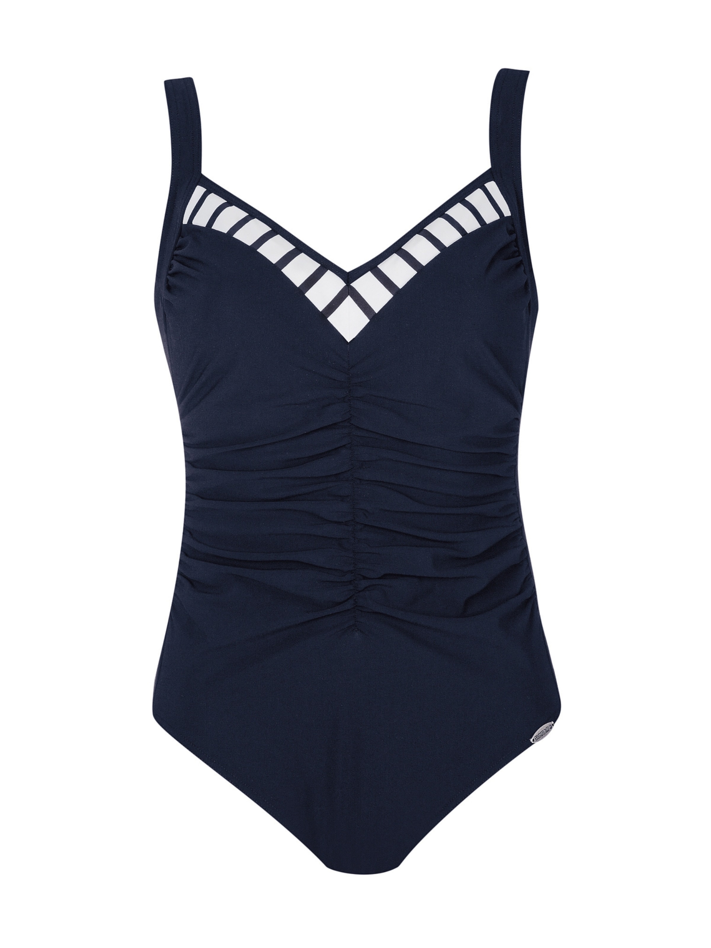 SUNFLAIR Bustier Enodelne kopalke | modra barva: sprednja stran