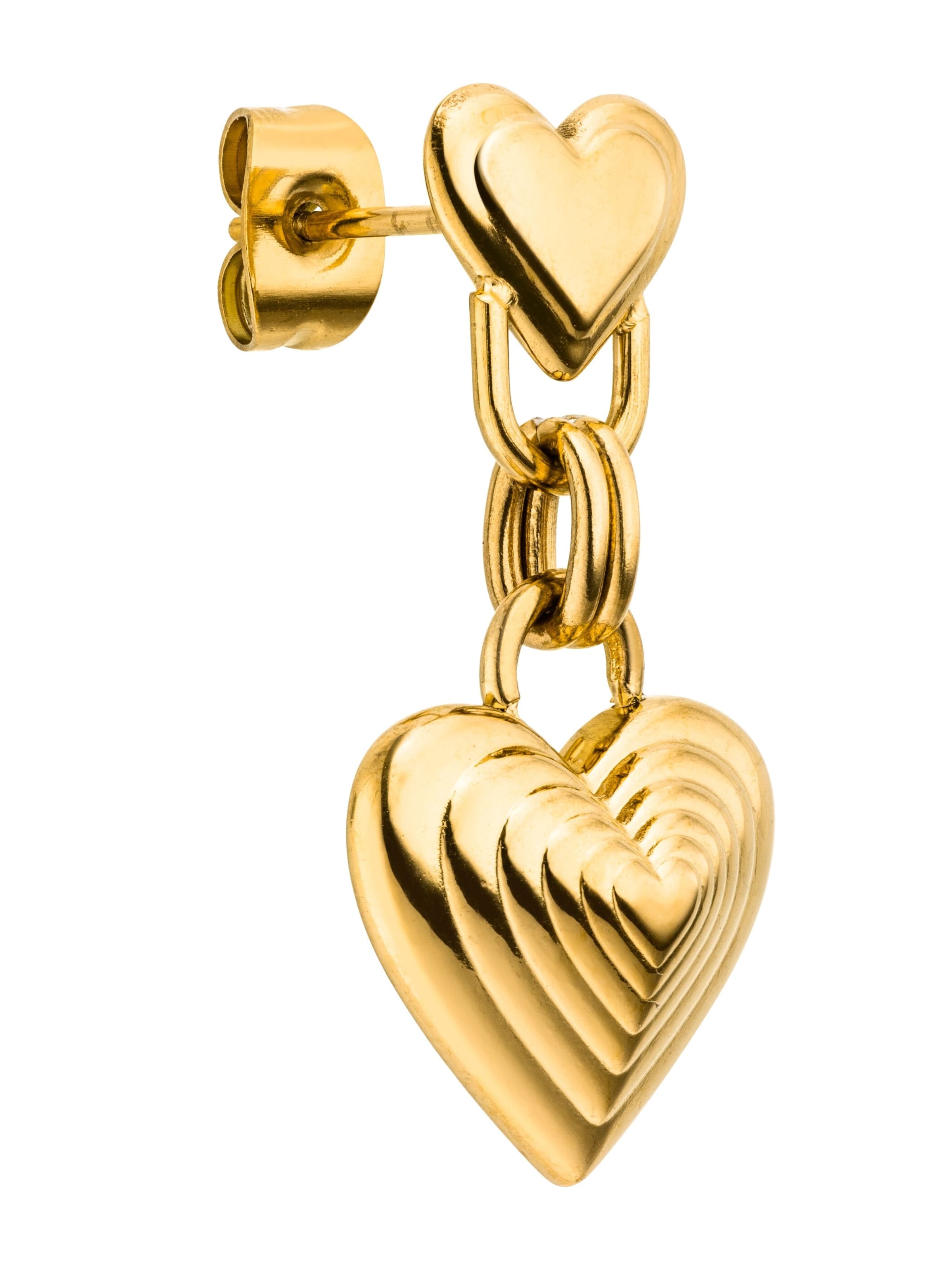 Orecchini 'Whispering Hearts' di PURELEI in oro