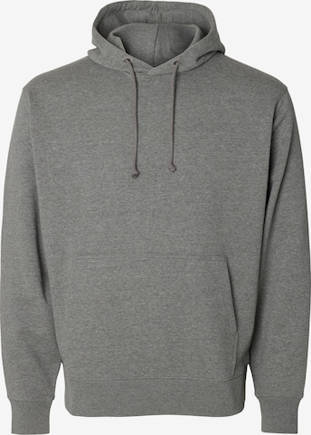SELECTED Sweatshirt 'SLMRELAXLUKE' in Grey: front