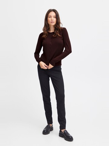 Fransa Knit cardigan in Brown