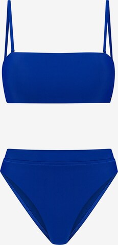 Shiwi Bandeau Bikini 'Lola' in Blue: front