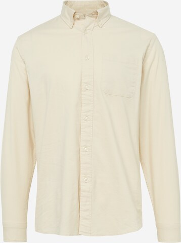 Chemise SELECTED HOMME en beige : devant