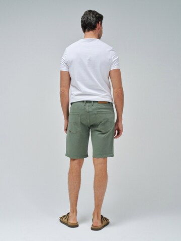 Salsa Jeans Regular Shorts in Grün