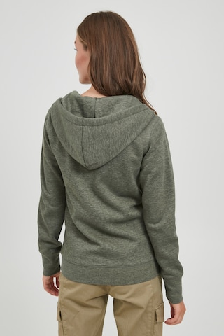 Oxmo Zip-Up Hoodie in Green