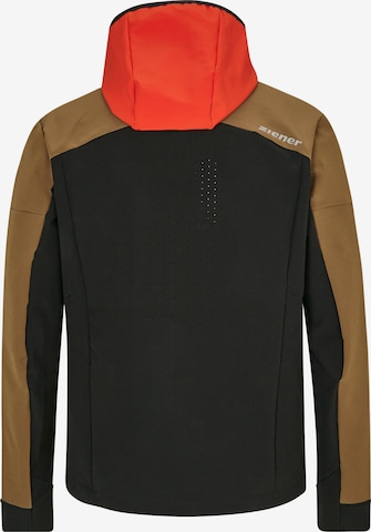 ZIENER Athletic Jacket 'NIKADO' in Brown