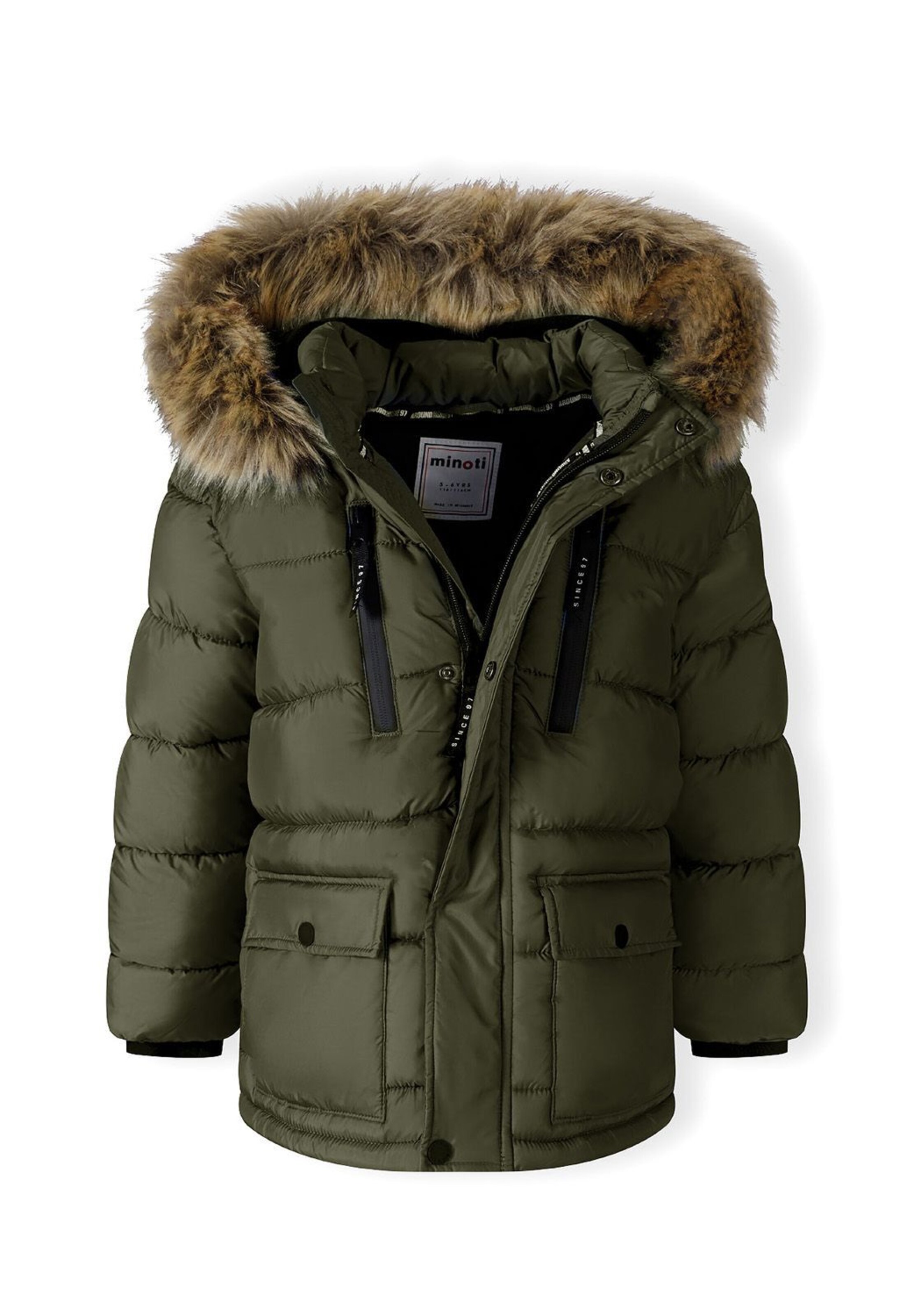 zaļš MINOTI Ziemas jaka