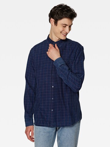 Mavi Regular fit Button Up Shirt in Blue: front