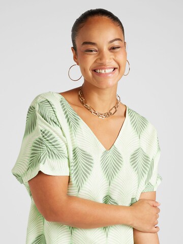 Vero Moda Curve Bluse 'VMCTULA' in Grün