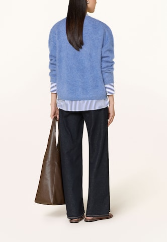 darling harbour Wollpullover in Blau: Rückseite