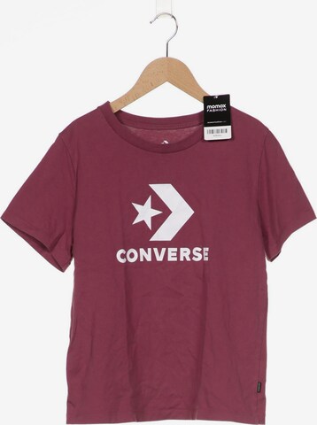 CONVERSE T-Shirt L in Rot: predná strana