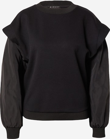 Sisley Sweatshirt in Zwart: voorkant