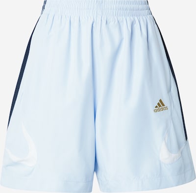 Kelnės 'TEAMGEIST' iš ADIDAS ORIGINALS, spalva – nakties mėlyna / pastelinė mėlyna / balta, Prekių apžvalga