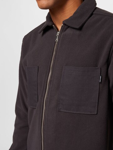 Only & Sons Fleece jacket 'TIM' in Grey