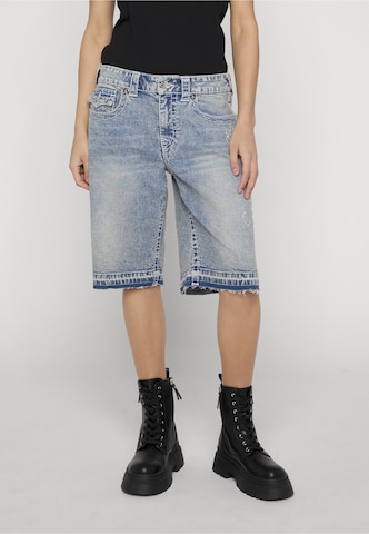 True Religion - Folgado Calças de ganga 'Jessie' em azul: frente