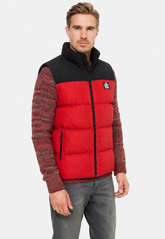 Gilet Rusty Neal en rouge : devant