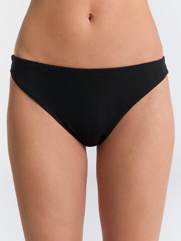 Albero Natur Panty 'Bio-Baumwoll-Slip Jacquard - 2er Pack' in Black: front