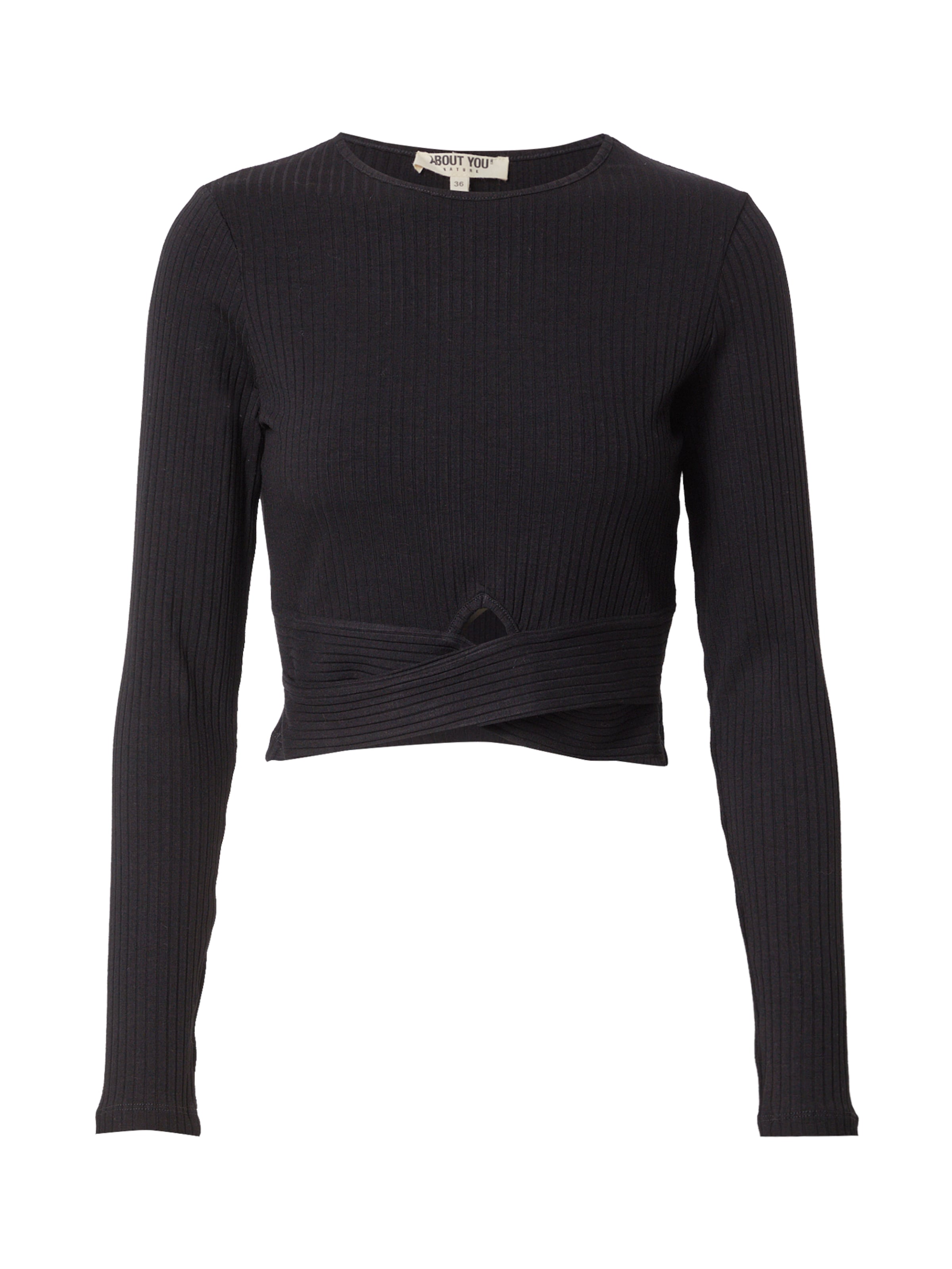 T-shirt 'Juna' ABOUT YOU en noir : devant