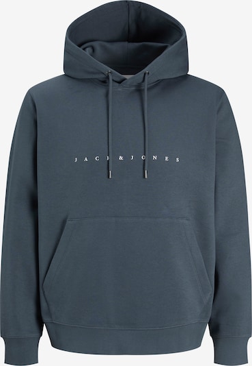 S dydžio Megztinis be užsegimo 'JJESTAR' iš JACK & JONES, spalva – grafito / balta, Prekių apžvalga