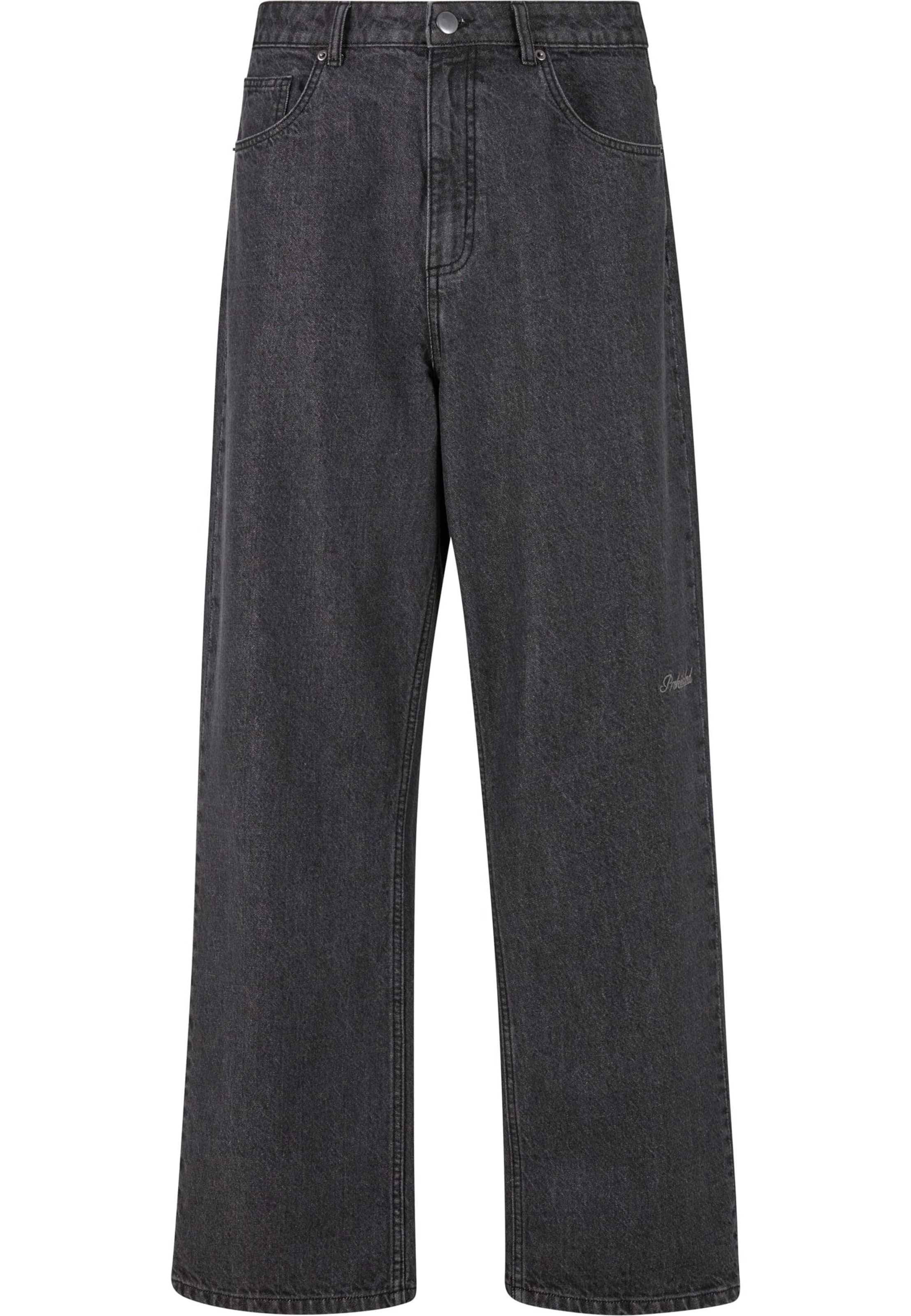 Prohibited Avar lõige Teksapüksid 'Hackney', värv must: eest vaates