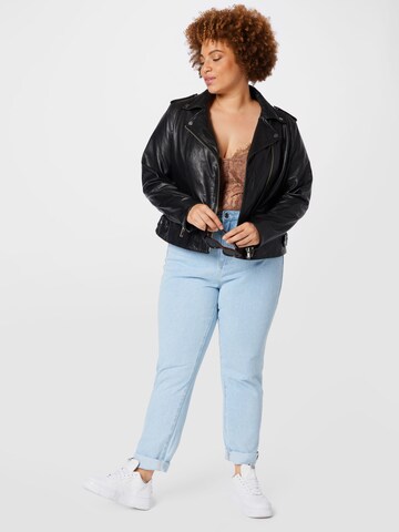 Missguided Plus Regular Jeans in Blauw