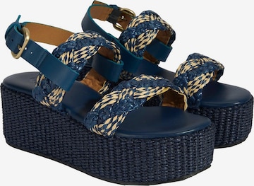 Desa - Sandalias 'Sandalen' en azul: frente