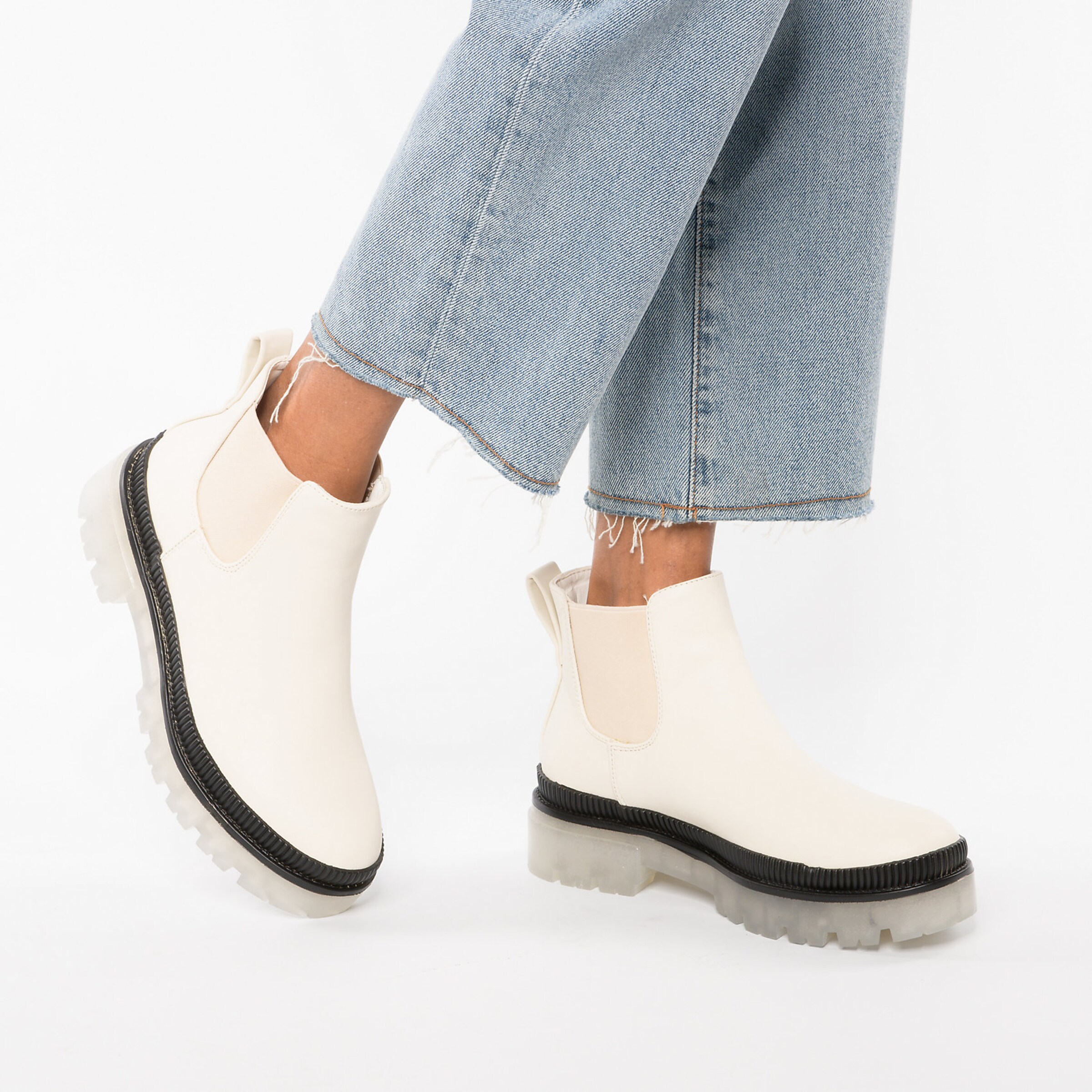Frauen Stiefeletten ambellis Chelsea Boots in Beige - DN07561 Frauen Stiefeletten ambellis Chelsea Boots in Beige - DN07561