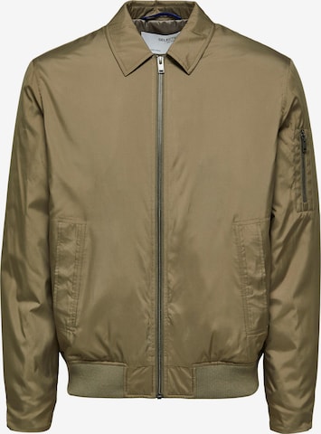 Veste mi-saison 'Royce' SELECTED HOMME en marron : devant