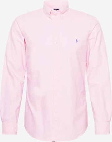 Polo Ralph LaurenSlim Fit Košulja - roza boja: prednji dio
