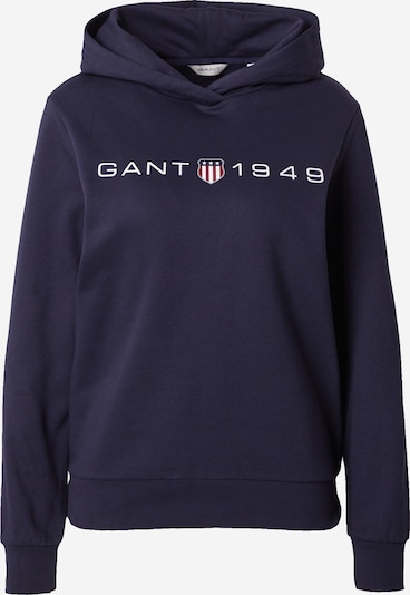 GANT Sportisks džemperis, krāsa - tumši zils / sarkans / balts, Preces skats