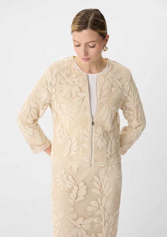 COMMA Knit cardigan in Beige: front