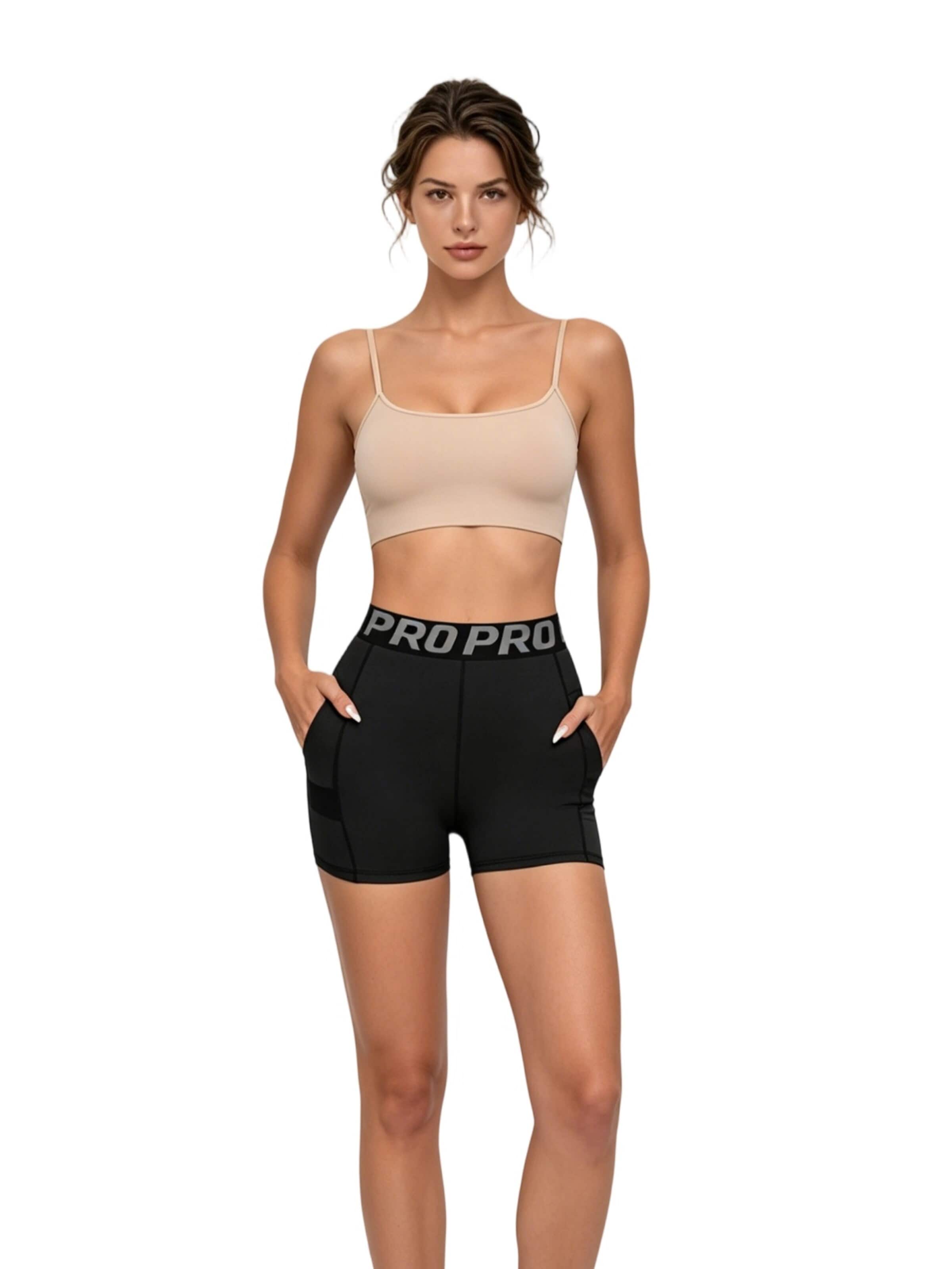 Yesfashion Skinny Sporthose‌‌‌‌‌‌‌‌ in Schwarz