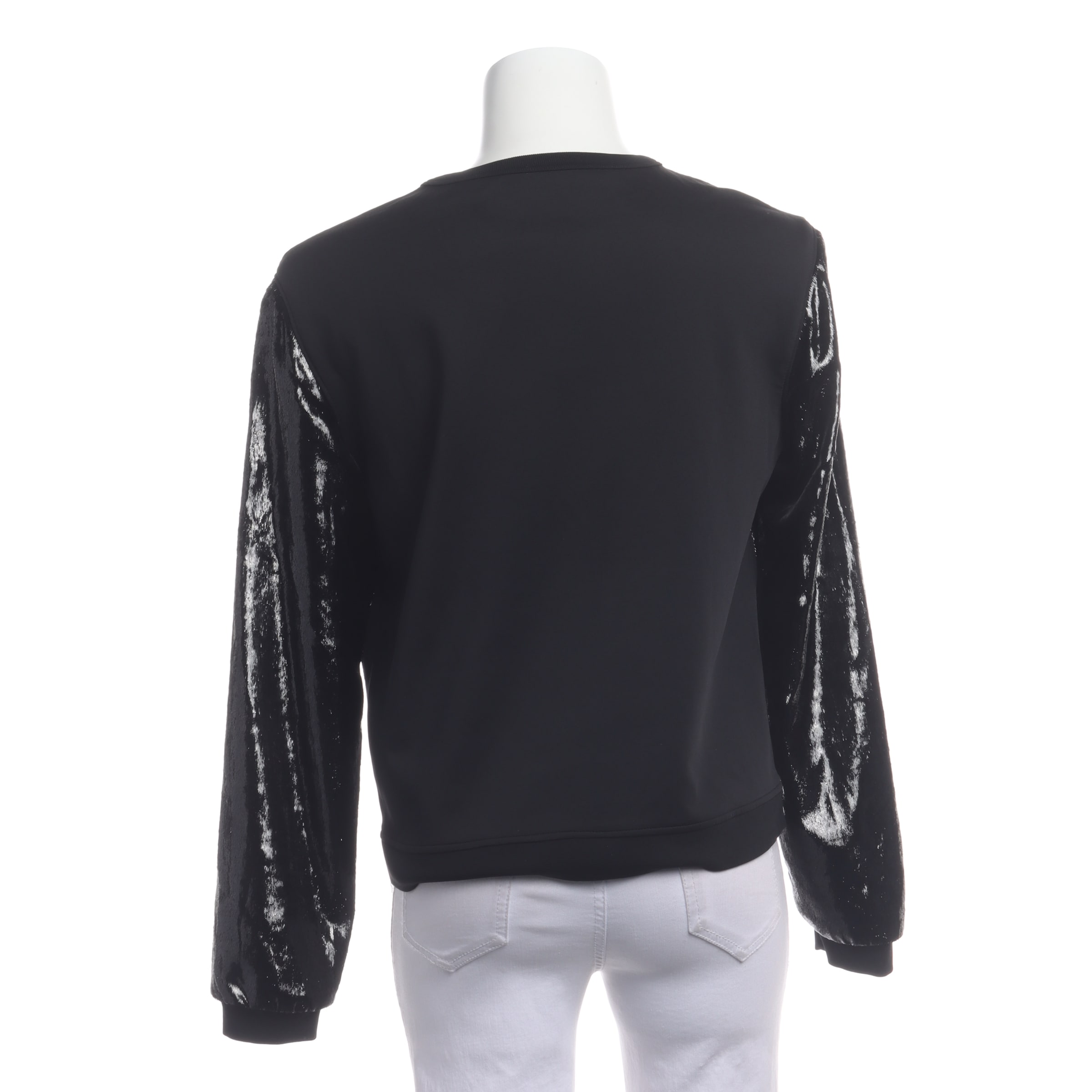 Marc Cain Sweatshirt & Zip-Up Hoodie in XS in Black