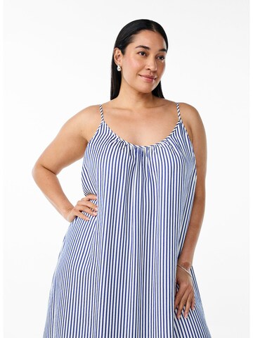 Robe 'Canavas' Zizzi en bleu