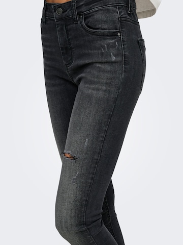 ONLY Skinny Jeans 'ONLWauw' in Zwart