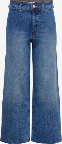 ONLY Wide leg Jeans in Blauw: voorkant
