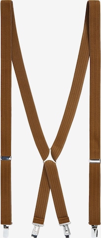Next Suspenders in Brown: front